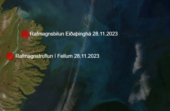 Rafmagnsbilun í Eiðaþinghá